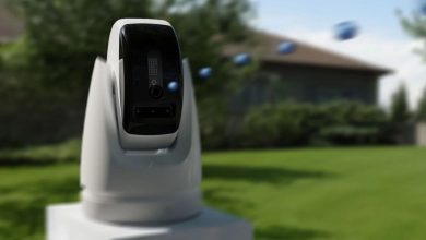 این دوربین امنیتی گاز اشک‌آور و گلوله غیرکشنده شلیک می‌کند!