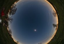 تصویر روز ناسا: تمام آسمان زیر سایه ماه