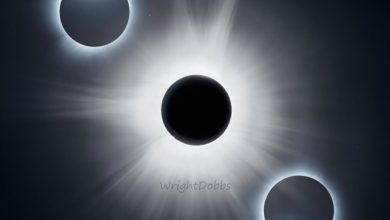 تصویر روز ناسا: حلقه‌های الماس در آسمان