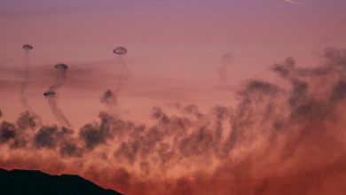 تصویر روز ناسا: حلقه‌های ماه و دود از کوه اتنا