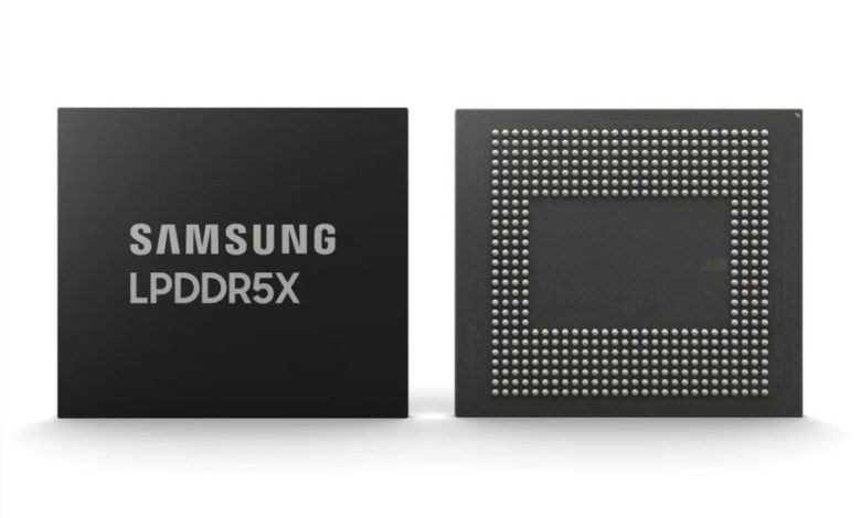 سامسونگ از سریع‌ترین حافظه LPDDR5X با سرعت 10.7 گیگابیت بر ثانیه پرده برداشت
