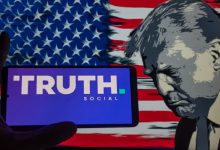 سقوط آزاد شبکه اجتماعی دونالد ترامپ در بازار بورس آمریکا
