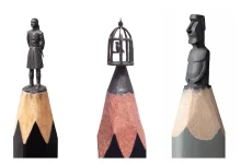 مجسمههای پرجزئياتی که از مغز مداد خلق شدهاند