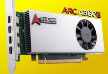 کارت گرافیک تکاسلاتی و ارزان Arc A380E اینتل عرضه شد