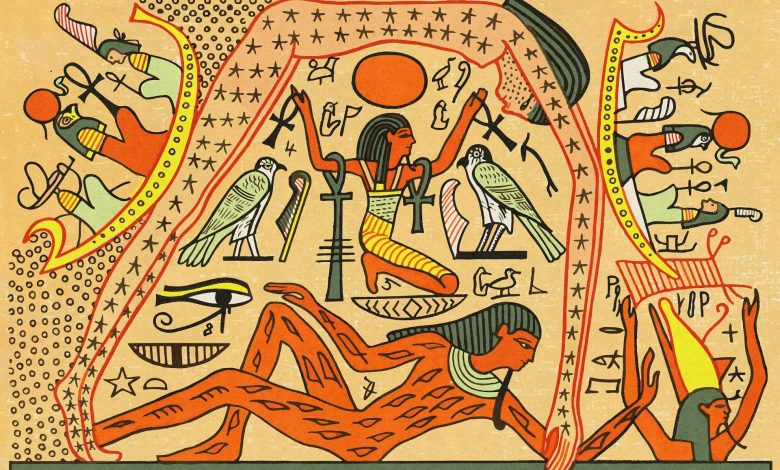 کهکشان راه شیری در مصر باستان پلکانی به بهشت بود