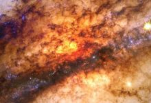 امروز در فضا: ستارهشناسان سیاهچالهای را درحال بلعیدن کهکشان دیدند