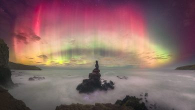 تصویر روز ناسا: شفق قطبی در شبه‌جزیره بنکس