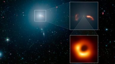 تصویر روز ناسا: کهکشان، جت و سیاهچاله معروف