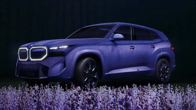 مدل بنفش خودرو شاسی‌بلند BMW XM با بدنه مخملی رونمایی شد
