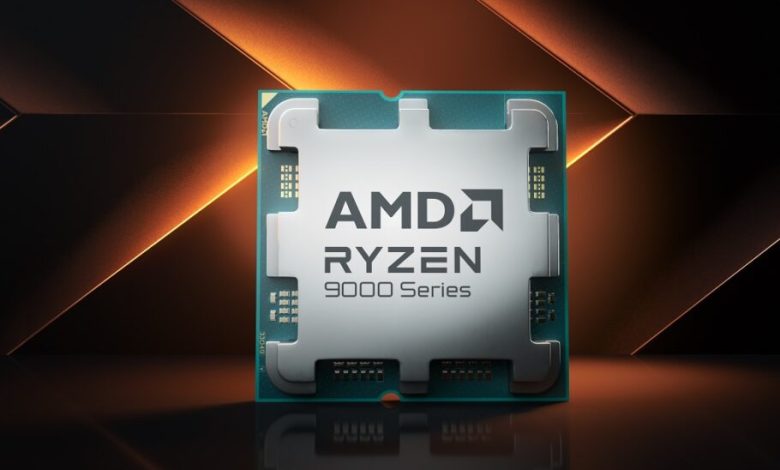 AMD از پردازنده‌های دسکتاپ رایزن ۹۰۰۰ با معماری Zen 5 رونمایی کرد