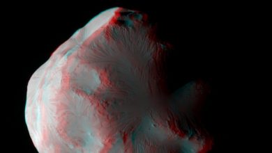 تصویر روز ناسا: قمر هلن در تصویر استریو