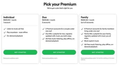 انواع پلنهای اسپاتیفای پرمیوم: گزینههای متنوع برای تمامی نیازها