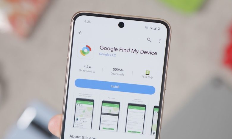 اپلیکیشن Find My Device گوگل به رکورد ۵۰۰ میلیون دانلود در پلی‌استور رسید