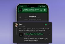 بخش دیدگاهها به پادکستهای اسپاتیفای اضافه شد