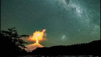 تصویر روز ناسا: آتشفشان ویلاریکا در مقابل آسمان