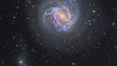 تصویر روز ناسا: M83، جریان ستاره‌ای و هزار یاقوت