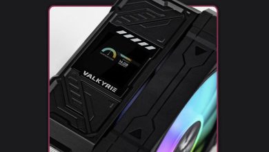 خنک‌کننده ارزان‌قیمت جدید Valkyrie نمایشگر LCD و نورپردازی دارد