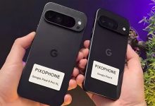 عکس منتسب‌ به پیکسل ۹ و پیکسل ۹ ایکس‌ال، بازطراحی نوار دوربین را نشان می‌دهد