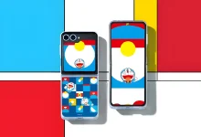 مدل ویژه گلکسی زد فلیپ ۶ با تم شخصیت «دورایمون» معرفی شد