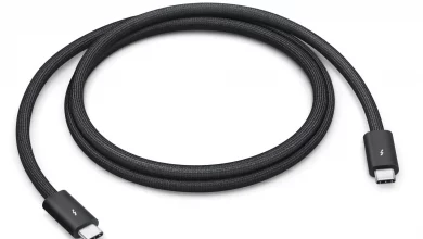 اپل فروش کابل بسیار سریع تاندربولت ۵ را برای مک مینی و مک‌بوک پرو شروع کرد