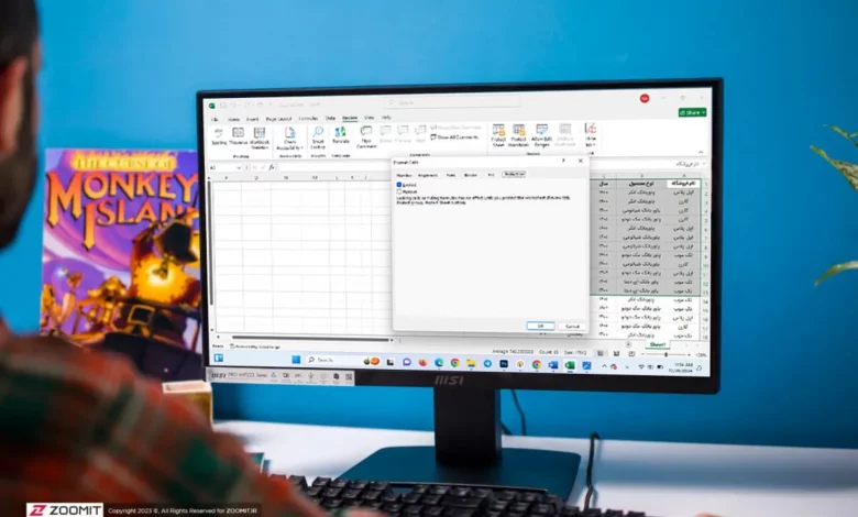 چگونه سلول‌ها را در اکسل قفل کنیم؟