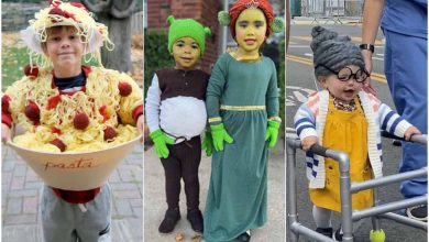 کودکان در خندهدارترین لباسهای مبدل هالووینی