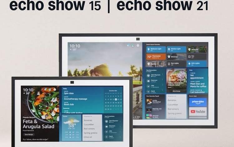 آمازون از نمایشگر هوشمند «اکو شو 21» با صفحه‌نمایش ۲۱ اینچی رونمایی کرد