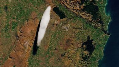 ابر عجیب بشقابپرندهشکل همواره برفراز یک نقطه از نیوزیلند ظاهر میشود