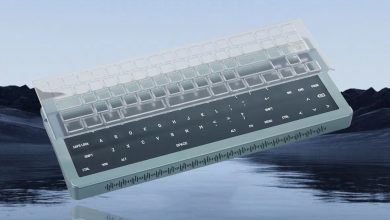 این کیبورد عجیب، نمایشگری لمسی است که بهعنوان مانیتور هم کاربرد دارد!