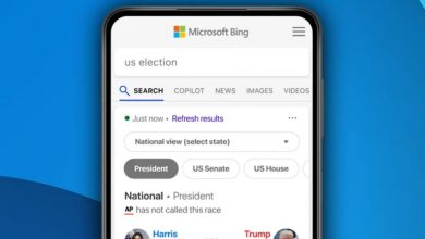 طراحی مایکروسافت بینگ در آستانه انتخابات آمریکا آپدیت شد