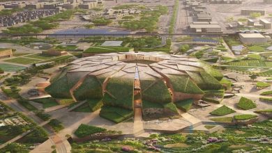 عربستان با الهام از طبیعت بزرگترین استادیوم خود را در دل بیابان میسازد