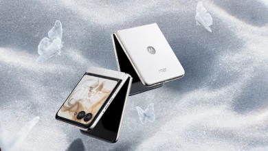 مدل سفید گوشی موتورولا ریزر ۵۰ معرفی شد؛ کوچکجثه و دوستداشتنی