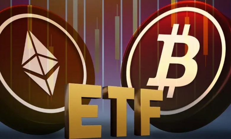 هفته‌ای متفاوت برای صندوق‌های ETF؛ بیت‌کوین در صدر، اتریوم تحت فشار!