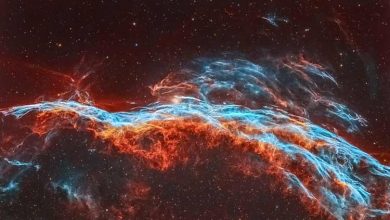 پای شکارچی و سحابی سر جادوگر