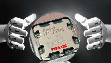پردازنده ۱۶ هستهای 9950X3D رایزن 9 در بنچمارک رؤیت شد؛ ۶۴ درصد سریعتر از قبل