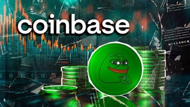 پپه رکورد زد؛ قیمت PEPE پس از لیست شدن در کوینبیس به اوج رسید!