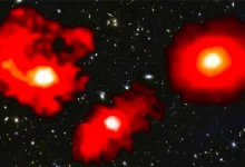 کشف جدید تلسکوپ جیمز وب: سه کهکشان غول پیکر با نام «هیولاهای قرمز»