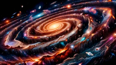 اگر جهان از قبل بی‌نهایت است، پس درون چه چیز منبسط می‌شود؟