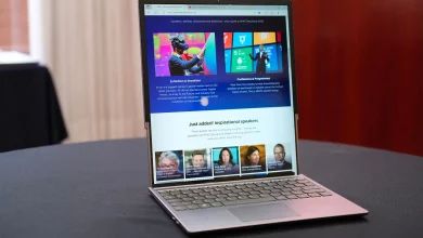 تصویر لپتاپ جدید لنوو لو رفت؛ دستگاهی با نمایشگر رولشدنی