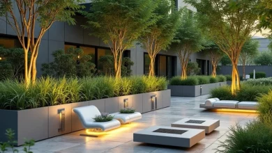 طراحی هوشمند فضای باز: از فلاورباکسهای پیشرفته تا مبلمان مدرن
