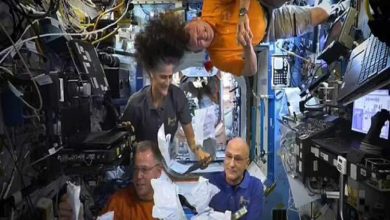 فضانوردان جشن شکرگزاری برگزار کردند