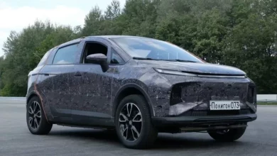 نمونه اولیه خودرو برقی روسی اتم در حال تست مشاهده شد