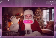 هوش مصنوعی بابانوئل از راه رسید؛ گفتگوی تصویری با شخصیت معروف کریسمس [تماشا کنید]