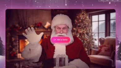 هوش مصنوعی بابانوئل از راه رسید؛ گفتگوی تصویری با شخصیت معروف کریسمس [تماشا کنید]