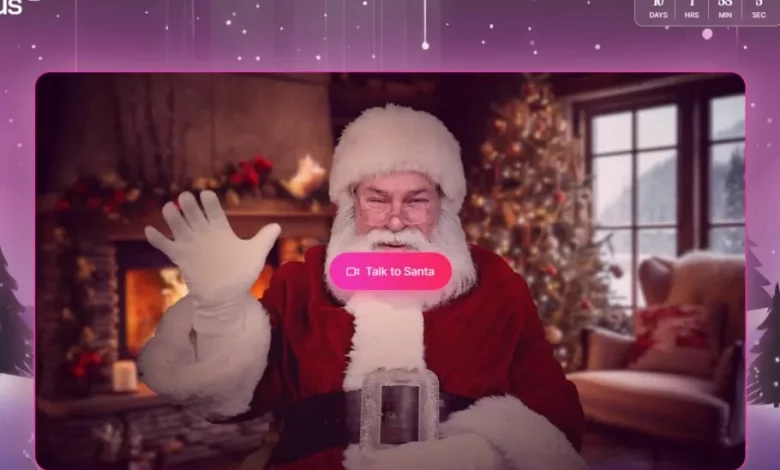 هوش مصنوعی بابانوئل از راه رسید؛ گفتگوی تصویری با شخصیت معروف کریسمس [تماشا کنید]