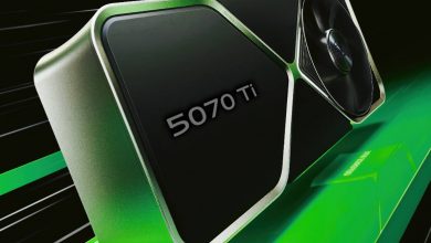 کارت گرافیک RTX 5070Ti با حافظه ۱۶ گیگابایتی GDDR7 و توان مصرفی ۳۵۰ وات از راه میرسد