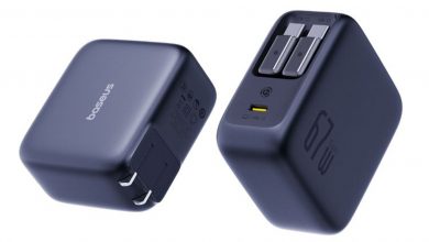 آداپتور ۶۷ واتی بیسوس، کابل USB-C سرِخود و جمعشونده هم دارد