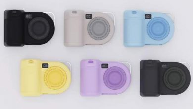 ادغام پاوربانک بیسیم و نگهدارنده موبایل درگوشی!