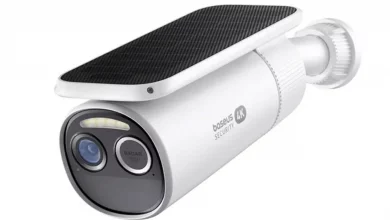 دوربین امنیتی بیسوس خورشید را تعقیب می‌کند و قابلیت ضبط هوشمند با وضوح 4K دارد