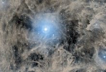 ستاره قطبی: پولاریس و غبار اطراف آن